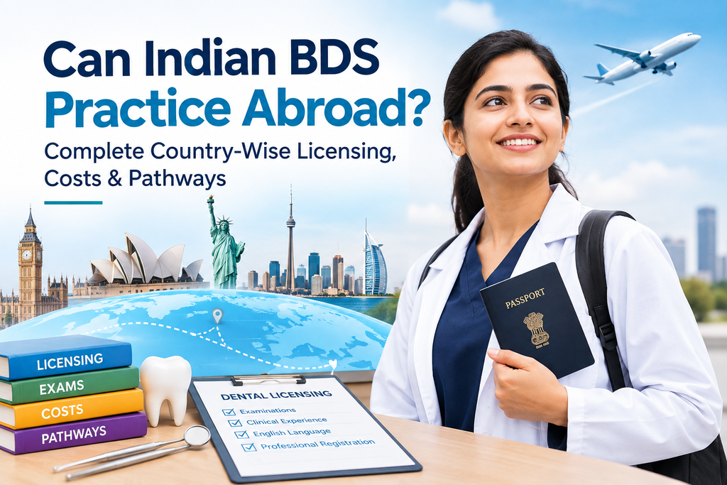 Can Indian BDS practice abroad – dental licensing pathways and costs